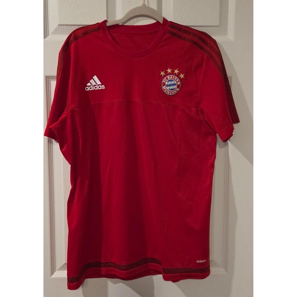 Adidas Bayern Munich 2015/16 Adizero Training Jersey L Mia San Mia SoccerS